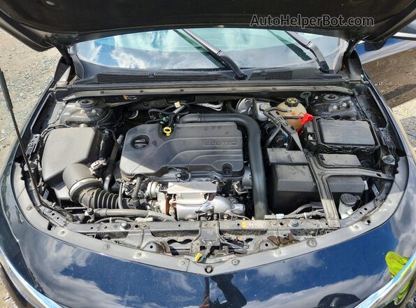 1G1ZD5ST5NF130739 2022 CHEVROLET MALIBU Черный Вид задней части салона
