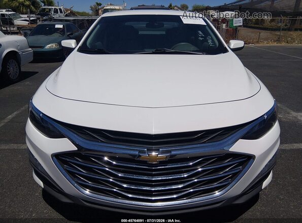 1G1ZD5ST5NF149016 2022 CHEVROLET MALIBU White Widok zestawu wskaźników