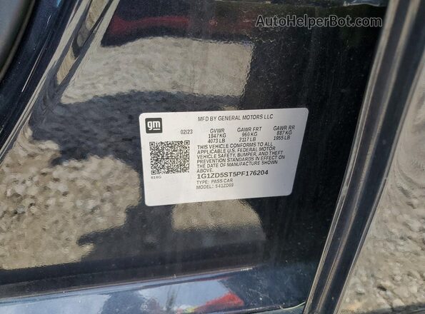1G1ZD5ST5PF176204 2023 CHEVROLET MALIBU Gray VIN sticker view