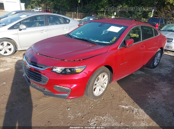 1G1ZD5ST6JF113569 2018 CHEVROLET MALIBU Red Առջևի ձախ երեք քառորդ տեսարան