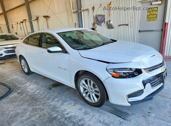 1G1ZD5ST6JF194346 2018 CHEVROLET MALIBU Белый Передняя правая четверть