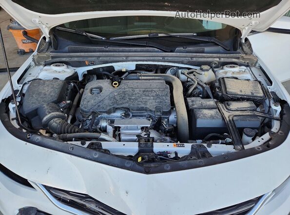 1G1ZD5ST6JF194346 2018 CHEVROLET MALIBU Белый Вид задней части салона