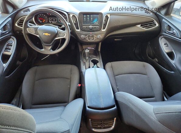 1G1ZD5ST6JF194346 2018 CHEVROLET MALIBU Белый Вид панели приборов
