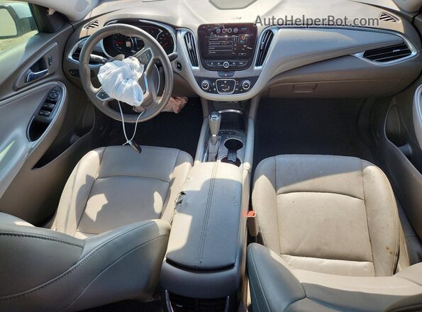 1G1ZD5ST6JF242573 2018 CHEVROLET MALIBU Белый Вид панели приборов