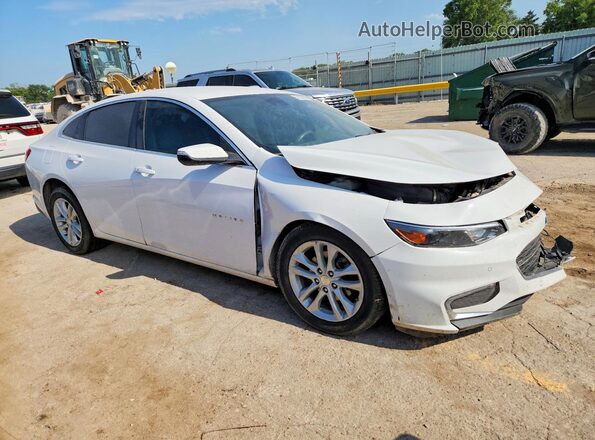 1G1ZD5ST6JF242573 2018 CHEVROLET MALIBU Белый Передняя правая четверть