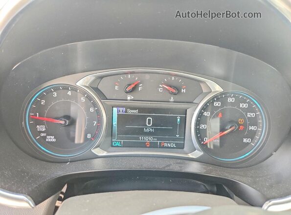 1G1ZD5ST6JF242573 2018 CHEVROLET MALIBU Белый Вид щитка приборов