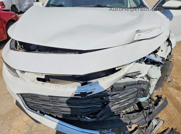 1G1ZD5ST6JF242573 2018 CHEVROLET MALIBU Белый Вид задней части салона