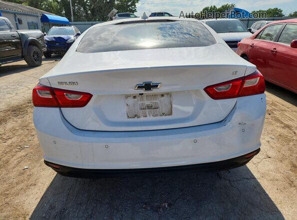 1G1ZD5ST6JF242573 2018 CHEVROLET MALIBU Белый Вид сзади