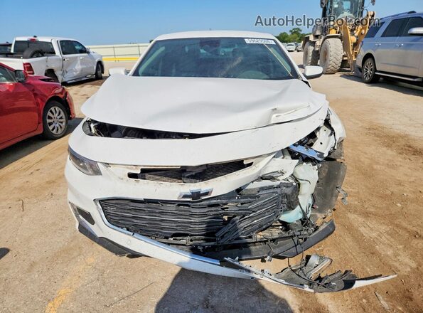 1G1ZD5ST6JF242573 2018 CHEVROLET MALIBU Белый Вид спереди