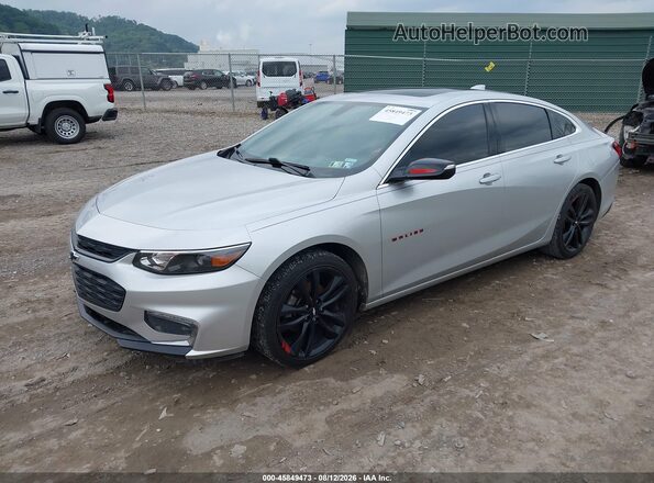 1G1ZD5ST6JF291367 2018 CHEVROLET MALIBU Silver Առջևի ձախ երեք քառորդ տեսարան