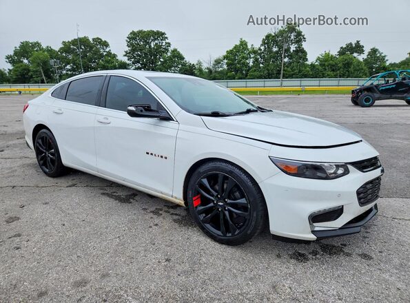 1G1ZD5ST6JF294396 2018 CHEVROLET MALIBU Белый Передняя правая четверть