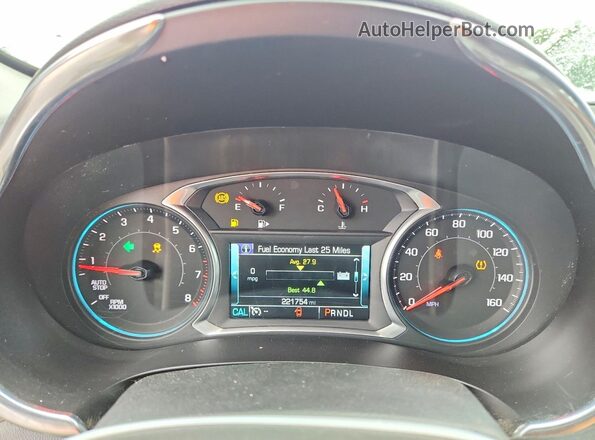 1G1ZD5ST6JF294396 2018 CHEVROLET MALIBU Белый Вид щитка приборов