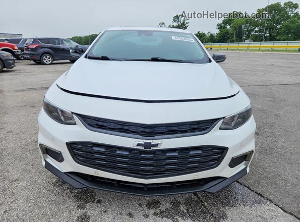 1G1ZD5ST6JF294396 2018 CHEVROLET MALIBU Белый Вид спереди