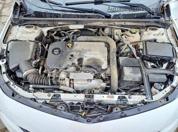 1G1ZD5ST6JF294396 2018 CHEVROLET MALIBU Белый Вид задней части салона