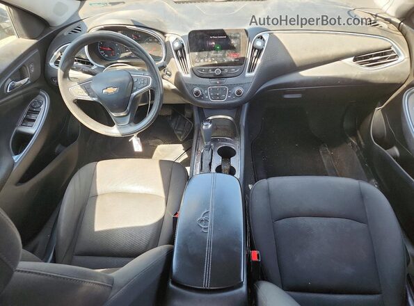 1G1ZD5ST6KF183672 2019 CHEVROLET MALIBU Blue Вид панелі приладів