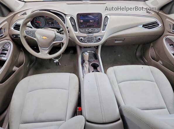 1G1ZD5ST6LF024085 2020 CHEVROLET MALIBU Burgundy Առջևի վահանակի տեսք