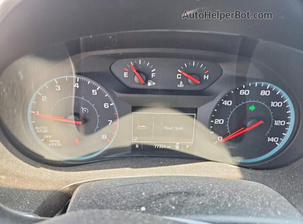 1G1ZD5ST6LF122923 2020 CHEVROLET MALIBU White Вид щитка приладів