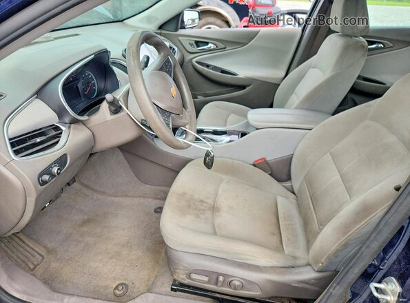 1G1ZD5ST6MF011130 2021 CHEVROLET MALIBU Blue Front interior view