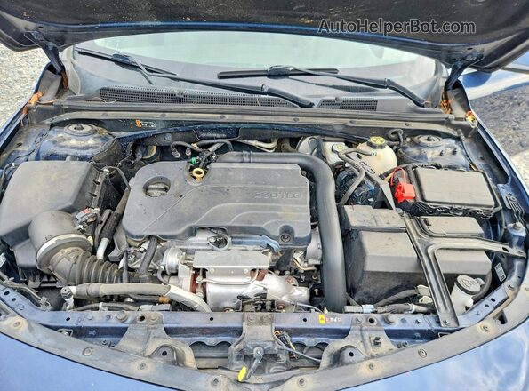 1G1ZD5ST6MF011130 2021 CHEVROLET MALIBU Blue Rear interior view