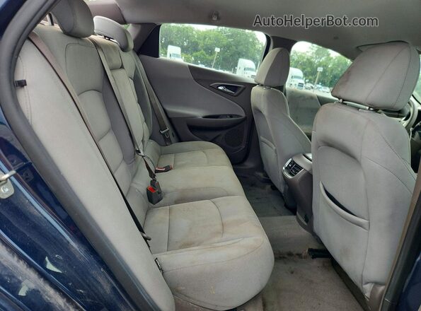 1G1ZD5ST6MF011130 2021 CHEVROLET MALIBU Blue Rear seats view