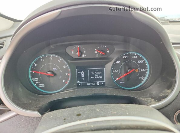 1G1ZD5ST6NF160994 2022 CHEVROLET MALIBU Blue ხელსაწყოთა პანელის ხედი