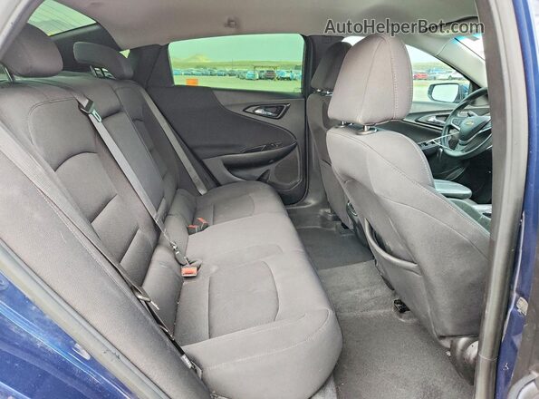 1G1ZD5ST6NF160994 2022 CHEVROLET MALIBU Blue უკანა სავარძლების ხედი
