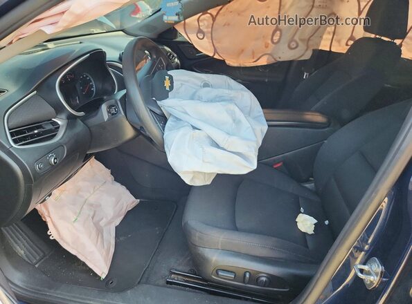1G1ZD5ST6NF161899 2022 CHEVROLET MALIBU Синий Вид салона спереди