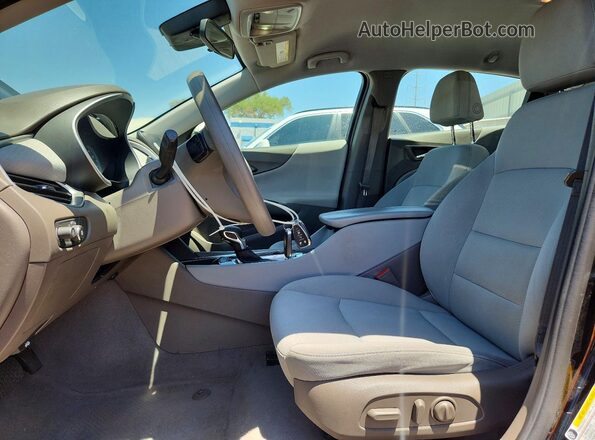 1G1ZD5ST6NF203889 2022 CHEVROLET MALIBU Black Вид салону спереду