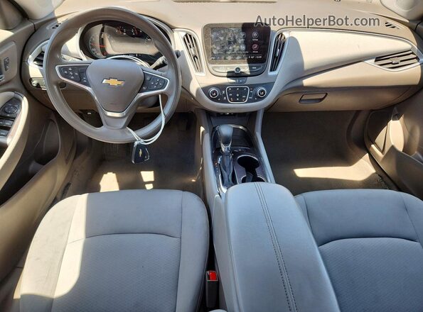1G1ZD5ST6NF203889 2022 CHEVROLET MALIBU Black Вид панелі приладів