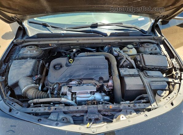 1G1ZD5ST6NF203889 2022 CHEVROLET MALIBU Black Вид задньої частини салону