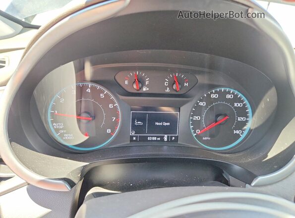 1G1ZD5ST6NF203889 2022 CHEVROLET MALIBU Black Вид щитка приладів