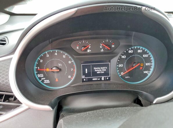 1G1ZD5ST6SF129112 2025 CHEVROLET MALIBU Gray Instrument cluster view