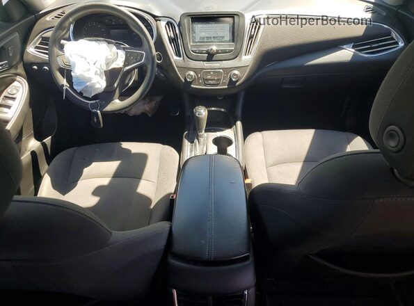1G1ZD5ST7JF127948 2018 CHEVROLET MALIBU Серый Вид панели приборов
