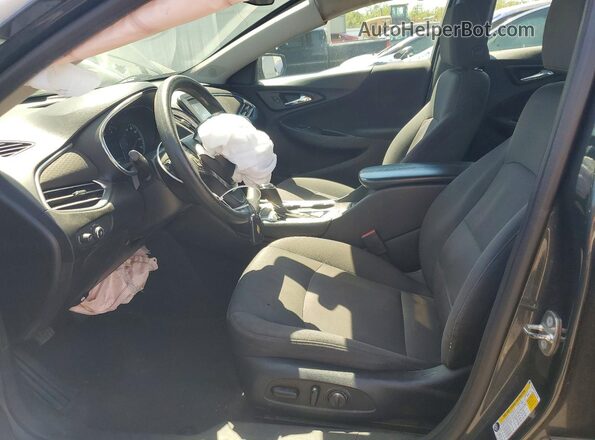 1G1ZD5ST7JF127948 2018 CHEVROLET MALIBU Серый Вид салона спереди