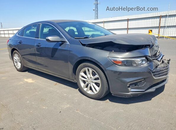 1G1ZD5ST7JF127948 2018 CHEVROLET MALIBU Серый Передняя правая четверть