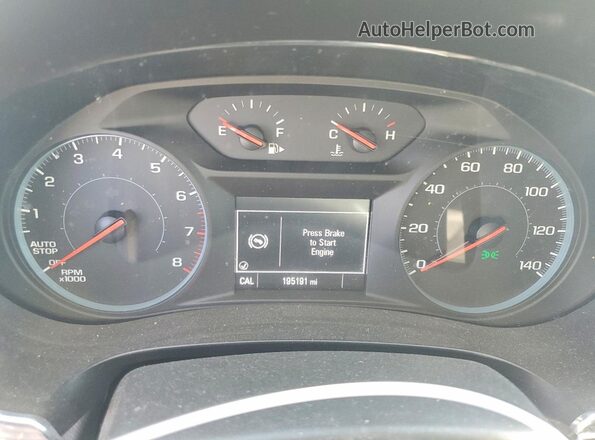 1G1ZD5ST7JF127948 2018 CHEVROLET MALIBU Серый Вид щитка приборов