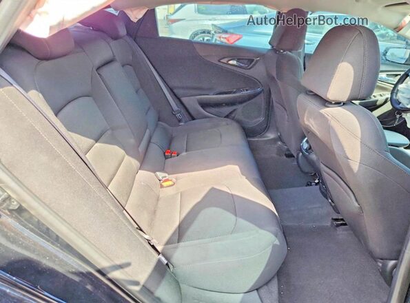 1G1ZD5ST7JF157547 2018 CHEVROLET MALIBU Black Вид задніх сидінь