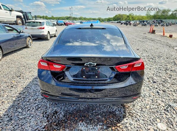 1G1ZD5ST7JF157547 2018 CHEVROLET MALIBU Black Вид ззаду