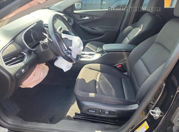 1G1ZD5ST7JF157547 2018 CHEVROLET MALIBU Black Вид салону спереду