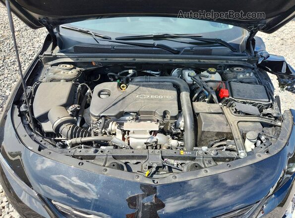1G1ZD5ST7JF157547 2018 CHEVROLET MALIBU Black Вид задньої частини салону