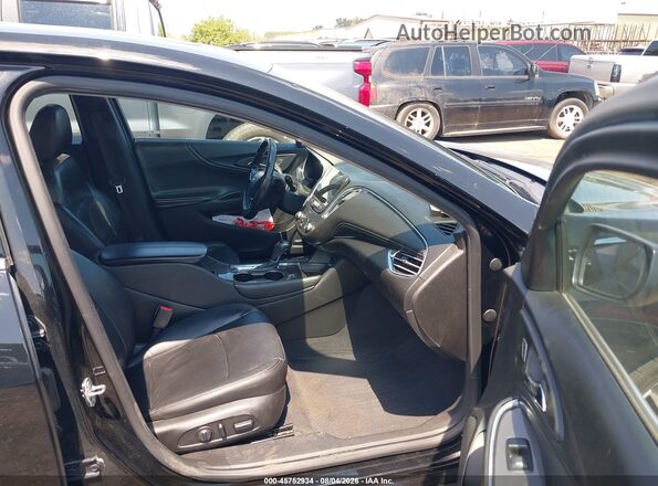 1G1ZD5ST7JF244512 2018 CHEVROLET MALIBU Черный Вид салона спереди