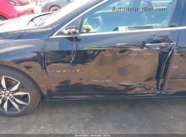 1G1ZD5ST7JF244512 2018 CHEVROLET MALIBU Черный Вид спереди