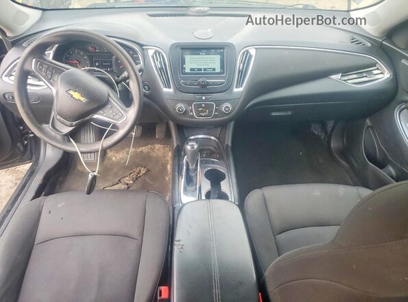 1G1ZD5ST7JF250293 2018 CHEVROLET MALIBU Black Dashboard view