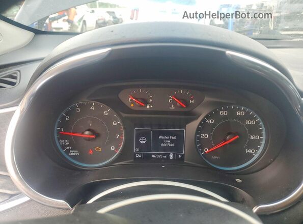 1G1ZD5ST7JF250293 2018 CHEVROLET MALIBU Black Instrument cluster view