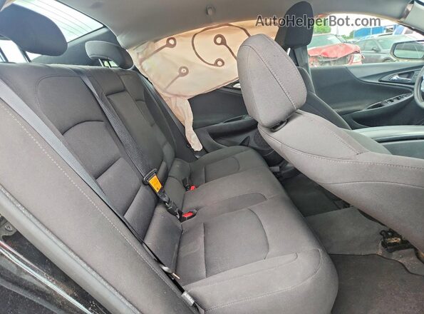 1G1ZD5ST7KF134142 2019 CHEVROLET MALIBU Charcoal Rear seats view