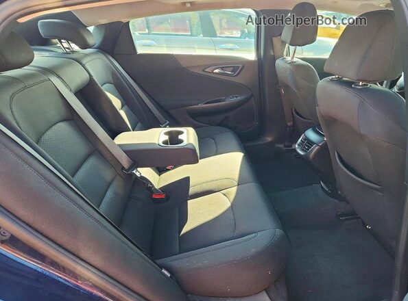 1G1ZD5ST7LF007019 2020 CHEVROLET MALIBU Blue Rear seats view