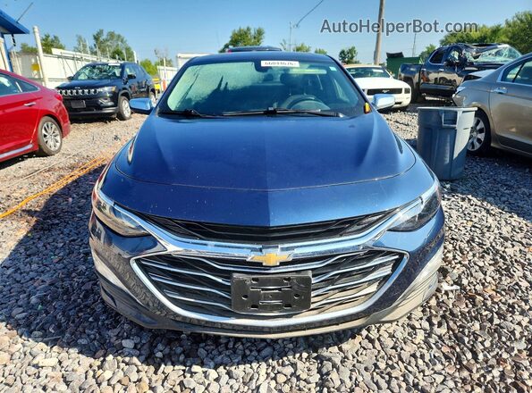 1G1ZD5ST7LF007019 2020 CHEVROLET MALIBU Blue Front view