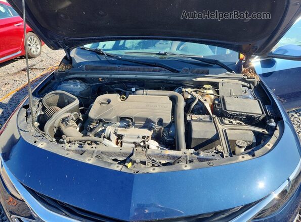 1G1ZD5ST7LF007019 2020 CHEVROLET MALIBU Blue Rear interior view