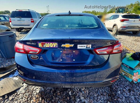 1G1ZD5ST7LF007019 2020 CHEVROLET MALIBU Blue Rear view