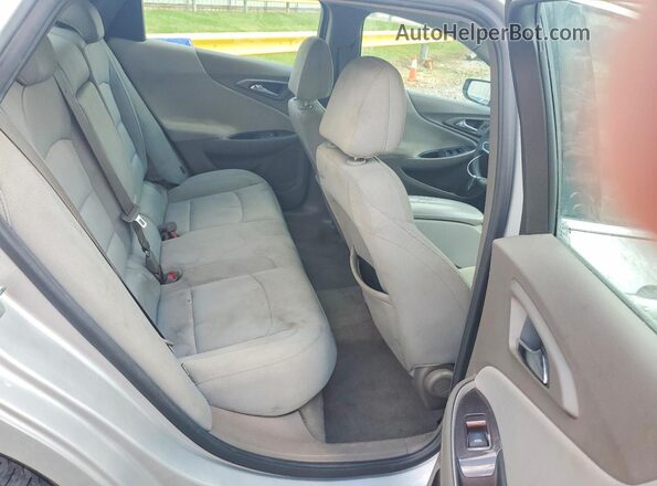 1G1ZD5ST7LF014505 2020 CHEVROLET MALIBU Silver Rear seats view